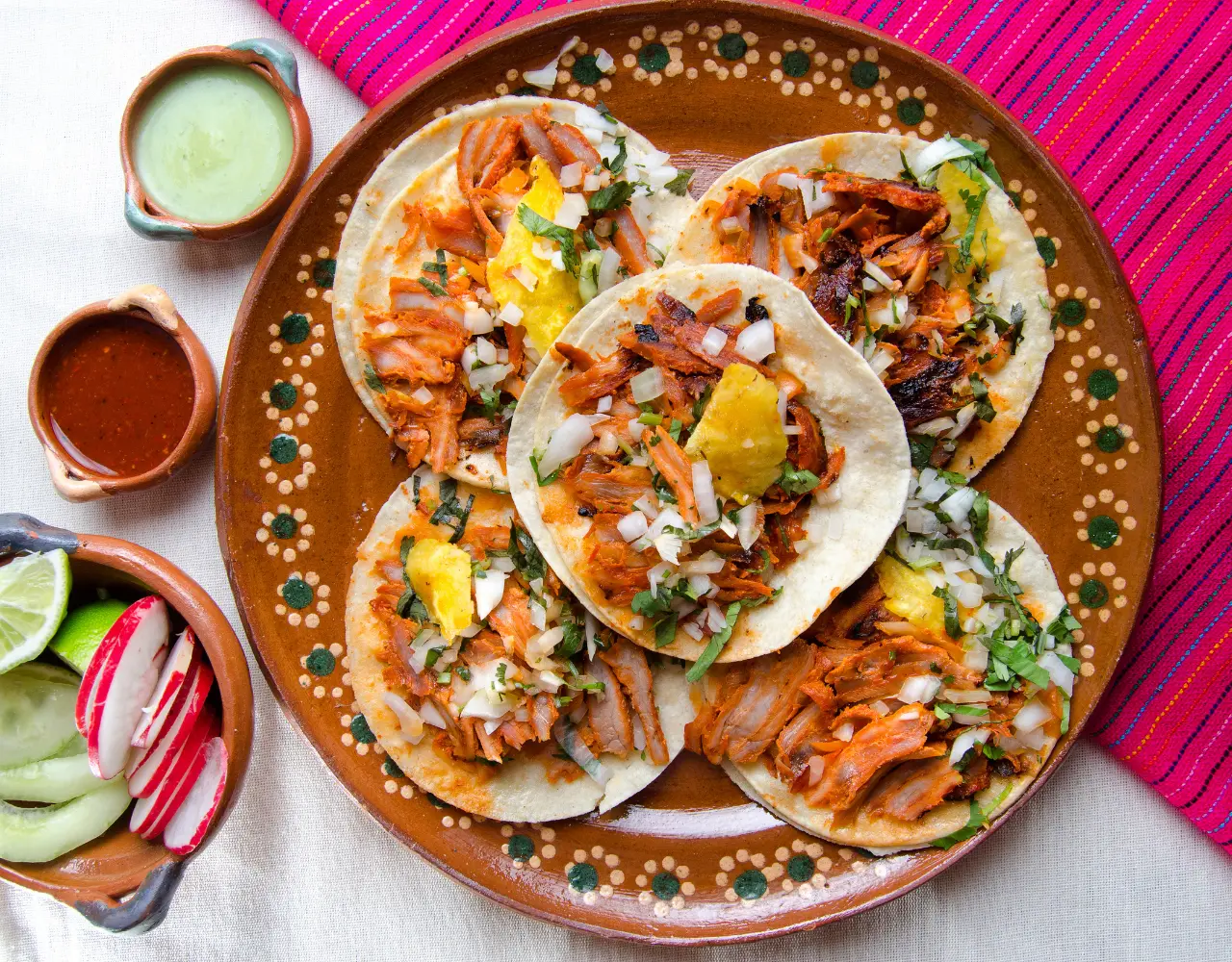 TACOS DE PULLED PORK